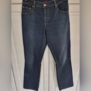 Levi's Slim Straight Dark Blue Denim Jeans